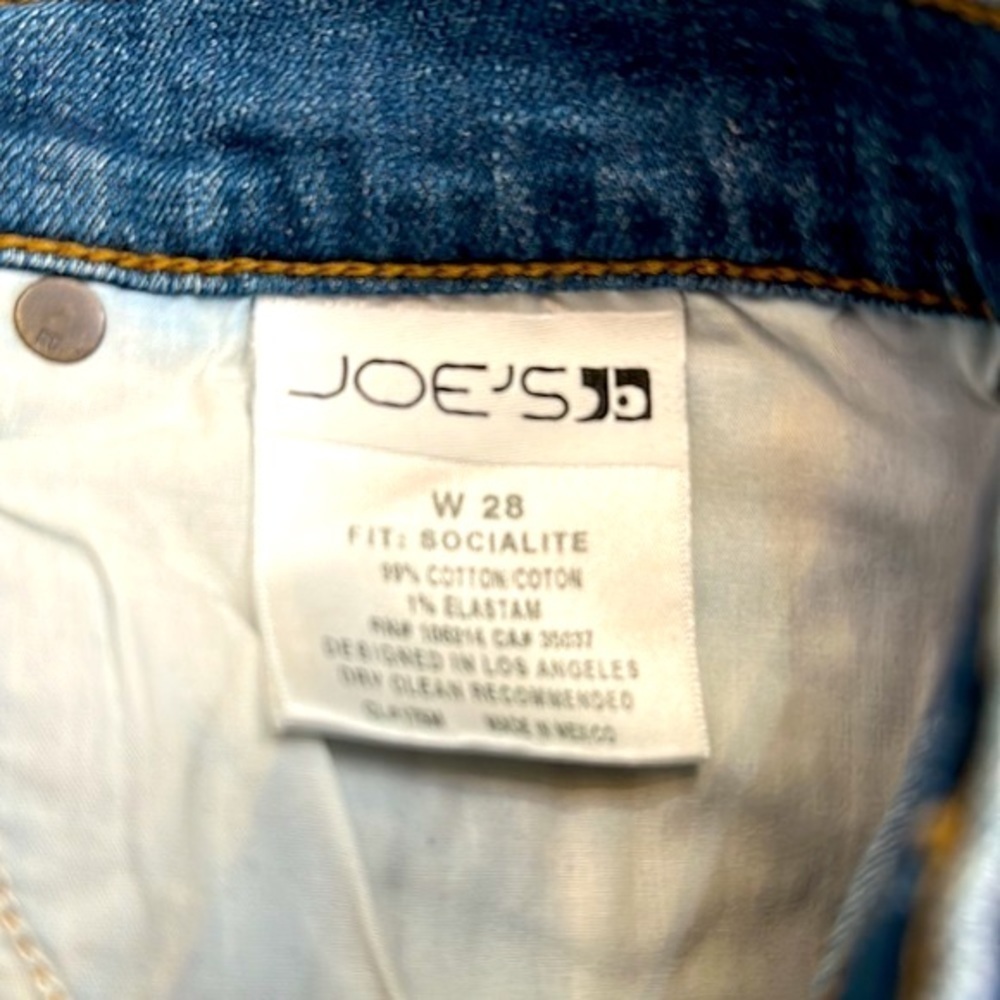 Women’s Joe’s Jeans Socialite Cotton & Spandex Distressed Jeans Size 28 - Picture 9 of 9